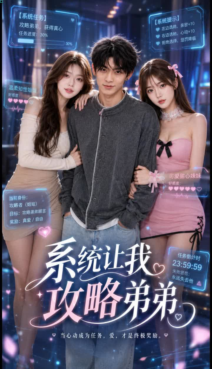 #系统让我攻略弟弟 #黄果短剧 #AI短剧 #AI短剧

女主用美香菸這個道具把弟弟一步步引向界限，節奏張力很足。
正式插入之後系統直接甩出更過分的下一次任務，下一集大機率會直接拉滿。