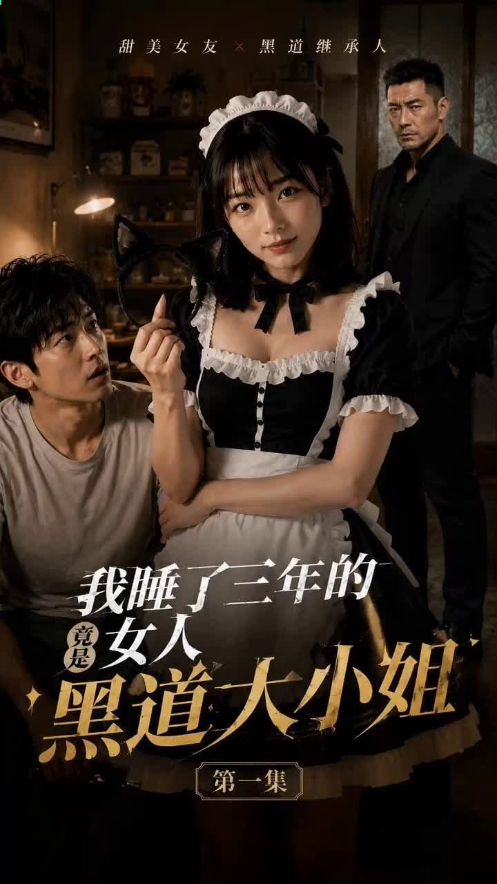 #EP1 #AI短剧 #原创短剧 #擦边短剧

睡了三年的女人竟是黑道大小姐，這劇情反轉來得夠狠。主角在不知情的狀態下跟她同居了三年，身體接觸早就有了，但真正把人推到牆上的一刻，才知道那身分有多麻煩。慾望被身份點燃，關係也隨之徹底失控。